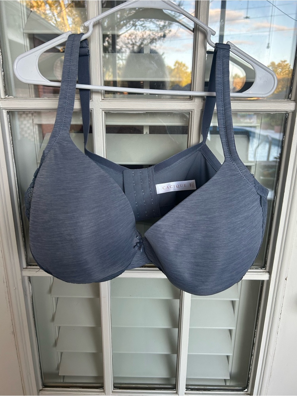 Cacique Slate Blue Smooth T-Shirt Bra